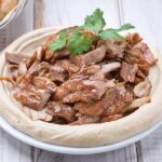 Meat Shawarma w/ Hummus