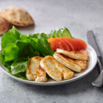 Grilled halloumi