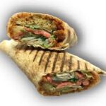 Mixed falafel sandwich